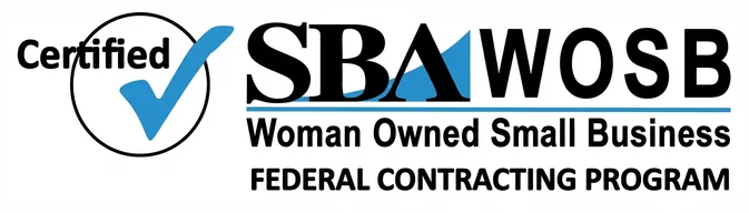 Certified SBA WOSB Woman Owned Small Business